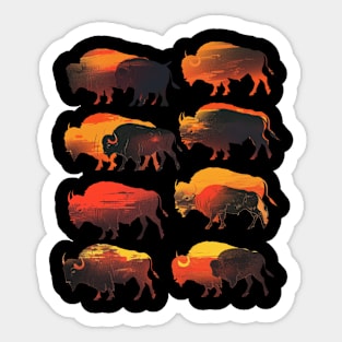 Buffalo Conservation Efforts Sticker